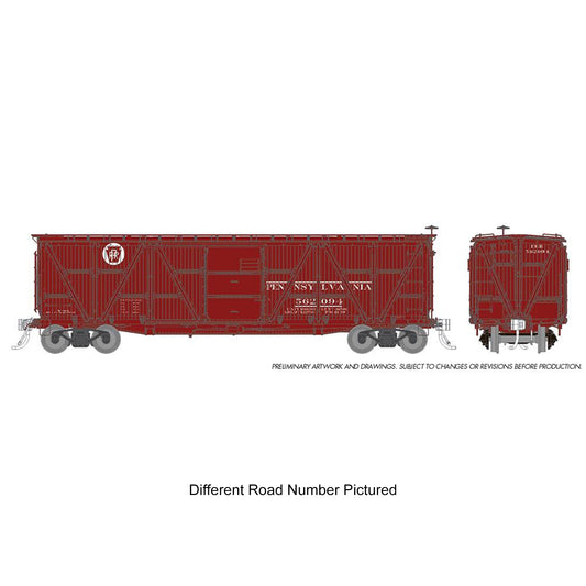 Rapido 177005A HO PRR X23 Box Car, Pennsylvania #562228