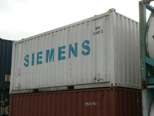 Jacksonville Terminal Company 205438 N 20' Corrugated-Side Container w/ Magnetic System, Siemens Site Services 2pk