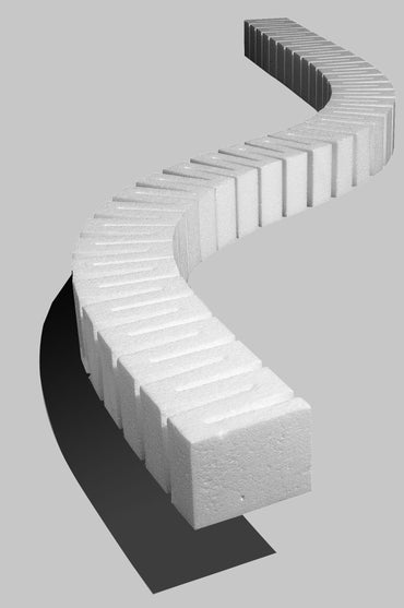 Woodland Scenics Subterrain System ST1414 3/4" Risers, 4pk