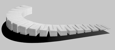 Woodland Scenics Subterrain System ST1412 2% Incline/Decline Starters, 8pc