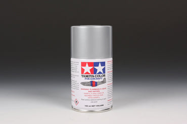 Tamiya AS-12 Bare Metal Silver Acrylic Lacquer for Aircraft Models - 100ml Spray Can