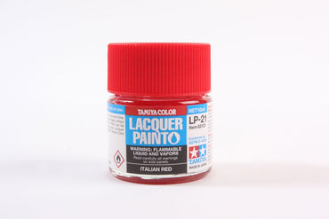 Tamiya LP-21 Italian Red Lacquer Paint - 10ml Bottle