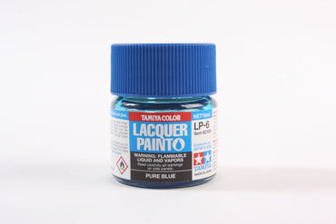 Tamiya LP-6 Pure Blue Lacquer Paint - 10ml Bottle