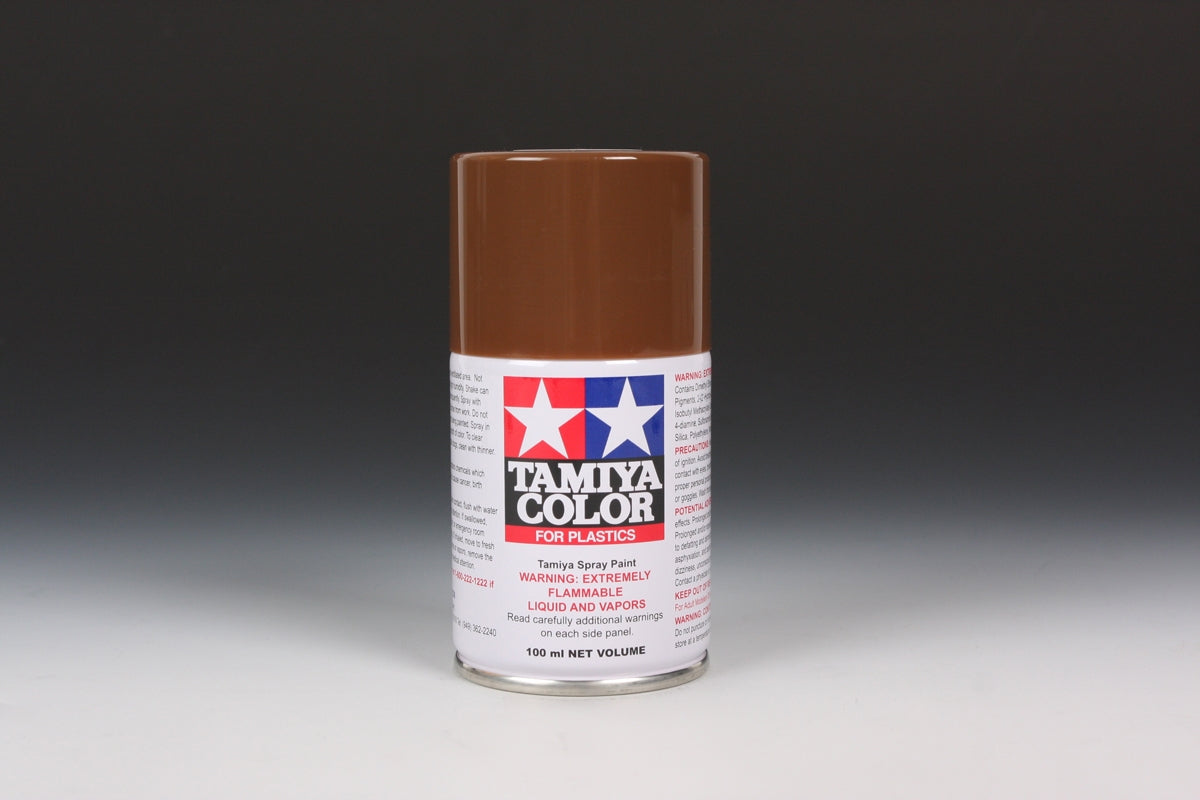 Tamiya TS-1 Red Brown Synthetic Lacquer for Plastics - 100ml Spray Can