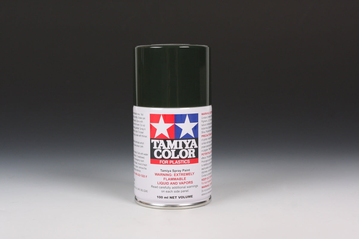 Tamiya TS-2 Dark Green Synthetic Lacquer for Plastics - 100ml Spray Can