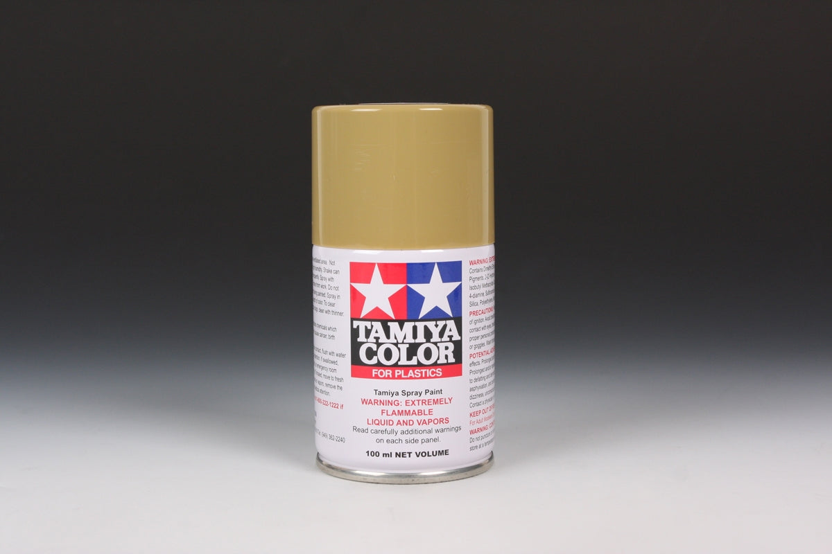 Tamiya TS-3 Dark Yellow Synthetic Lacquer for Plastics - 100ml Spray Can