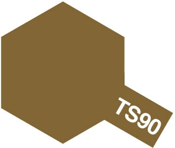 Tamiya TS-90 Brown (JGSDF) Synthetic Lacquer for Plastics - 100ml Spray Can
