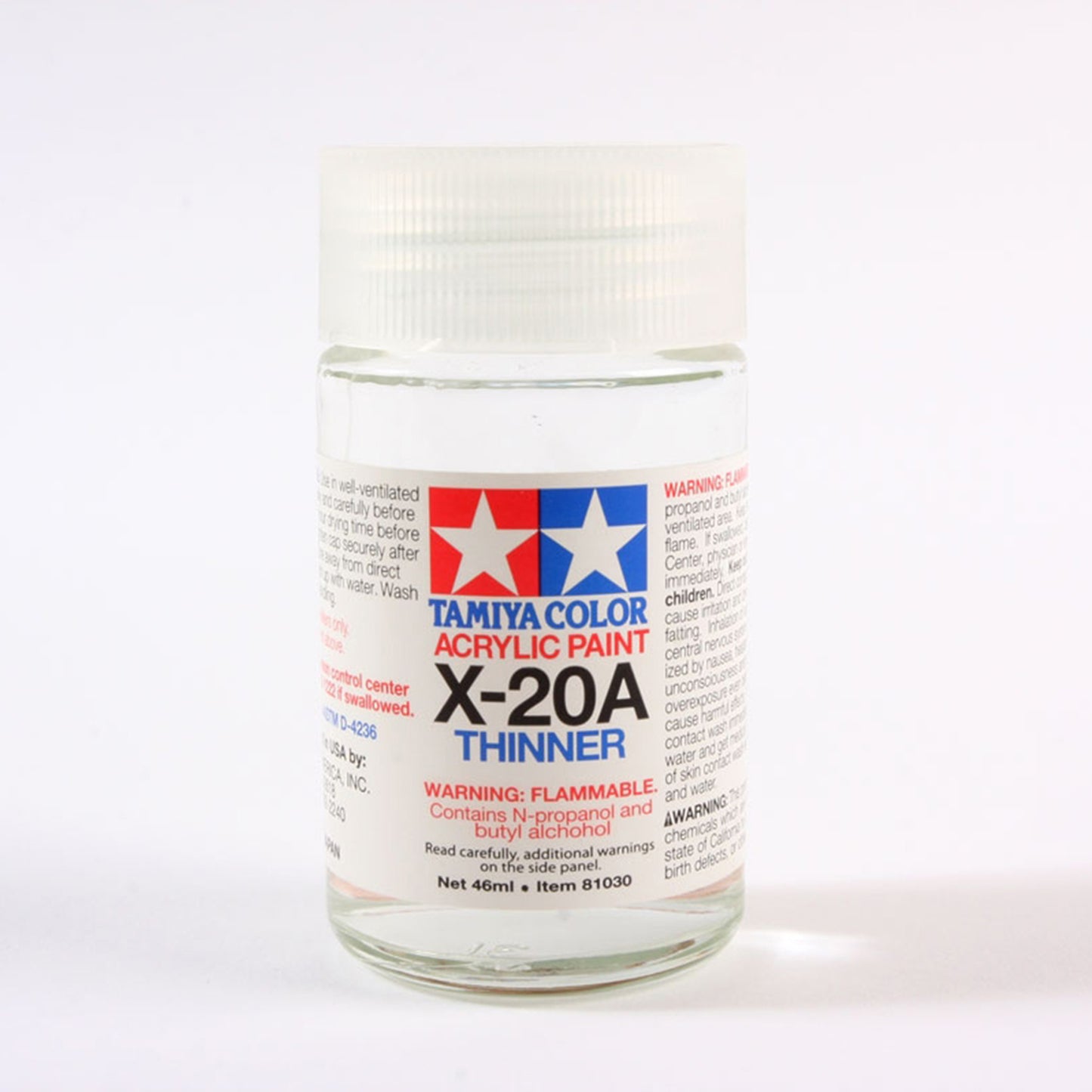 Tamiya 81030 Acrylic Paint X-20A Thinner, 46ml