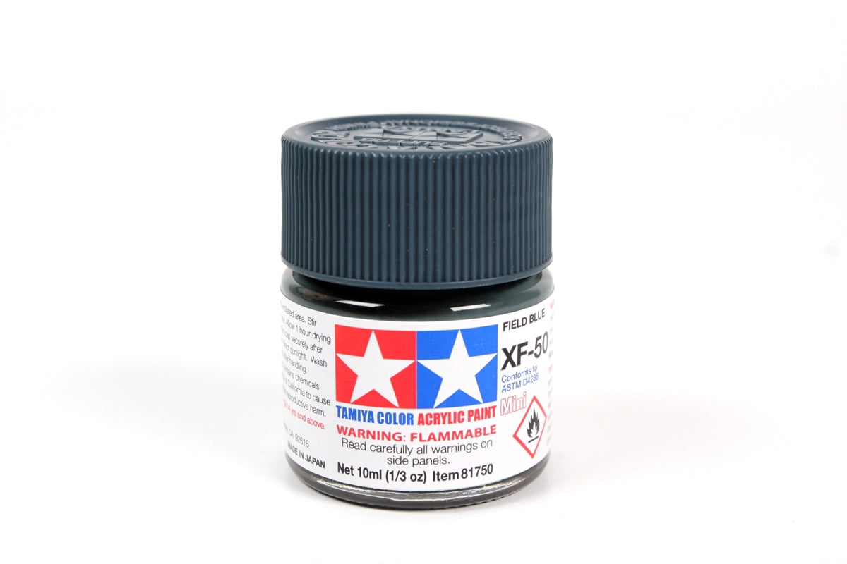 Tamiya XF-50 Field Blue Acrylic Paint - 10ml Bottle