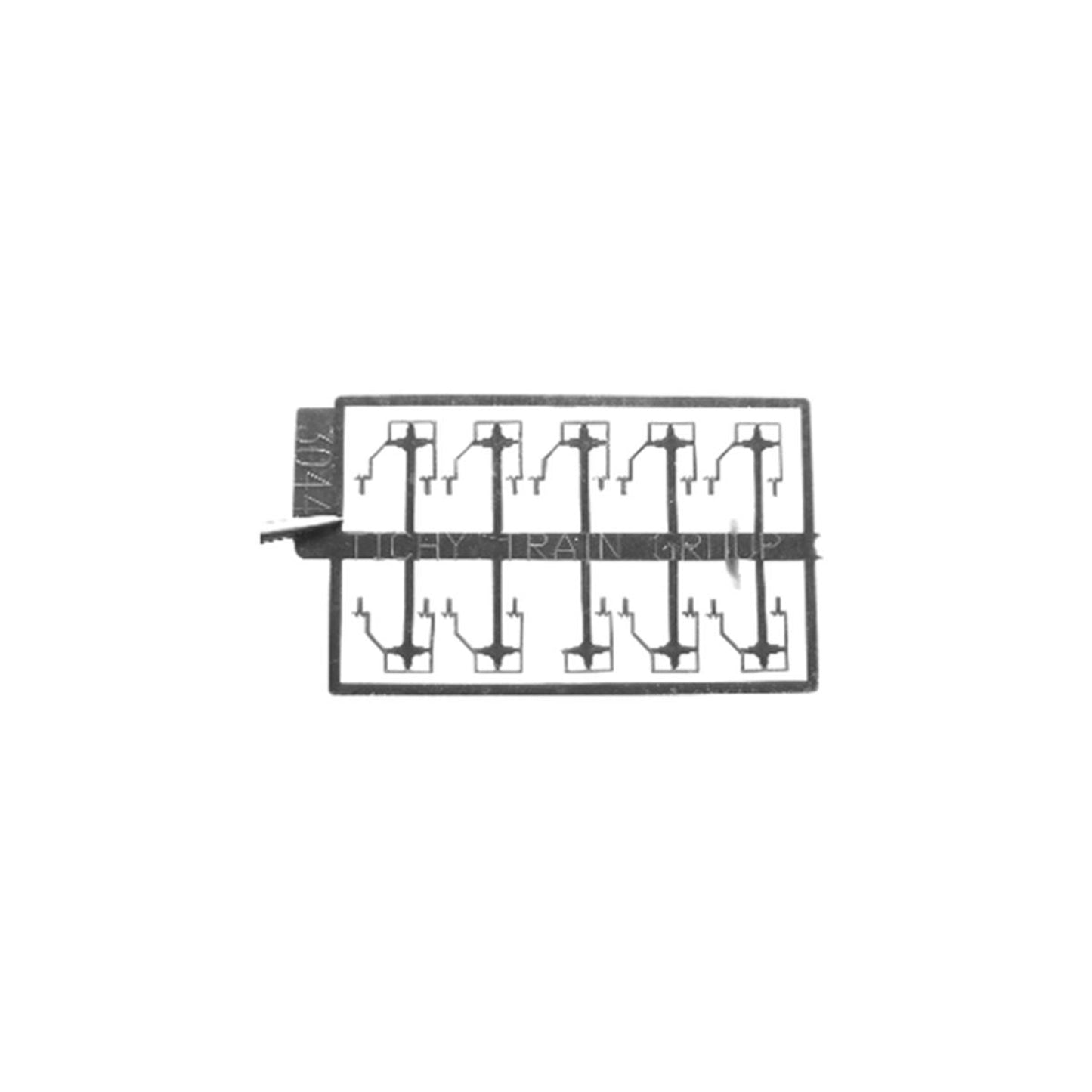 Tichy Train Group 3044 HO Stirrup Steps, Stepped Offset Bottom Mount, 10 Pieces