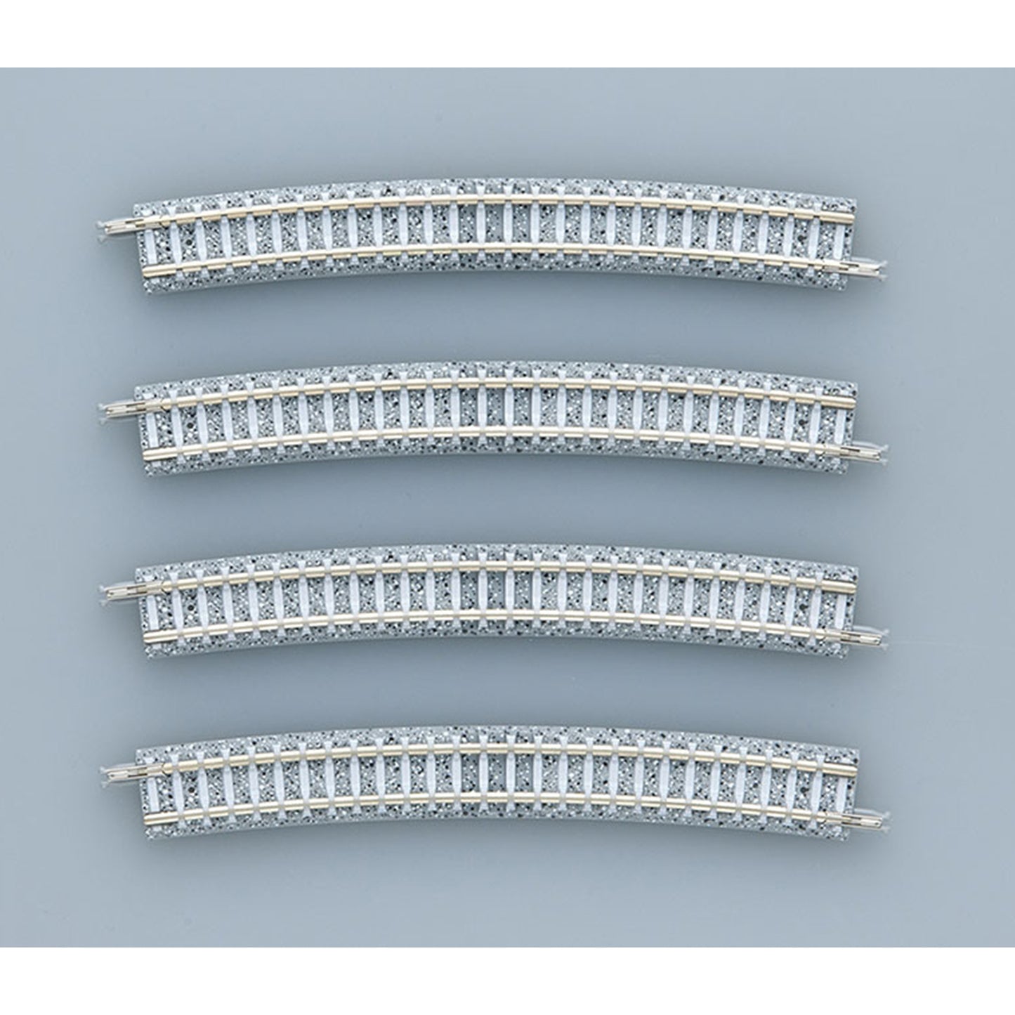 Tomix 1193 N Fine Track Curved Segment C541-15d - 541mm (21.3") Radius 15 Degree, 4-Pack