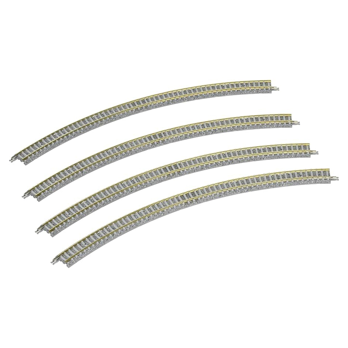 Tomix 1196 N Fine Track Curved Segment C354-45-PC (F) - 354mm (13-15/16") Radius 45 Degree, 4-Pack