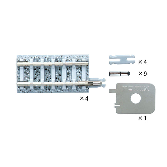 Tomix 1530 N Fine Track Joint Track Segment S35-J-PC, 4-Pack