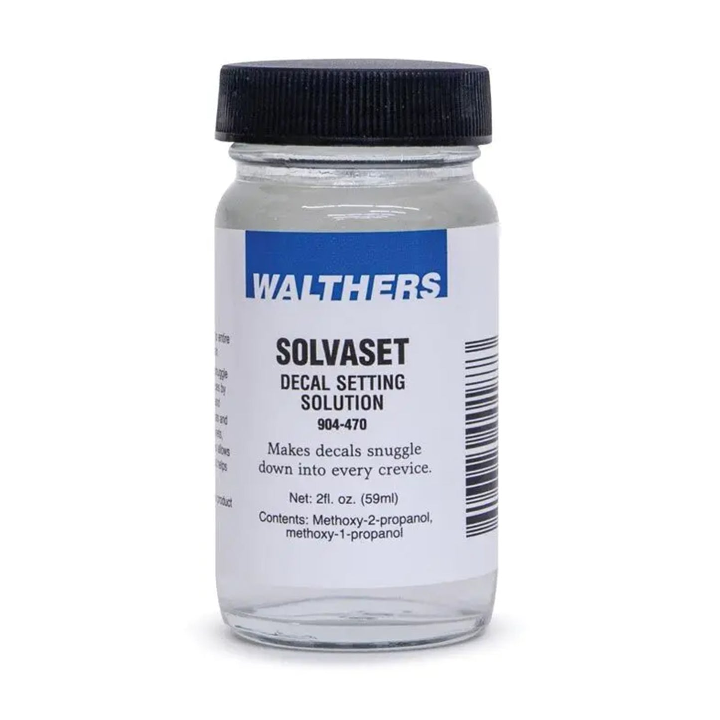 Walthers 904-470 Solvaset Decal Solution, 2 fl. oz.
