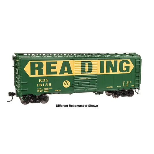 Walthers Mainline 910-45223 HO 40' ACF Welded Boxcar w/8' Youngstown Door, Reading #18212