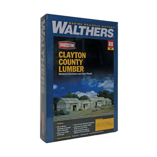 Walthers Cornerstone 933-2911 HO Clayton County Lumber Kit