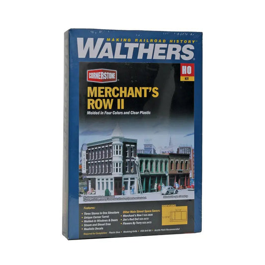 Walthers Cornerstone 933-3029 HO Merchant's Row II Kit