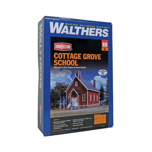 Walthers Cornerstone 933-3656 HO Cottage Grove School Kit