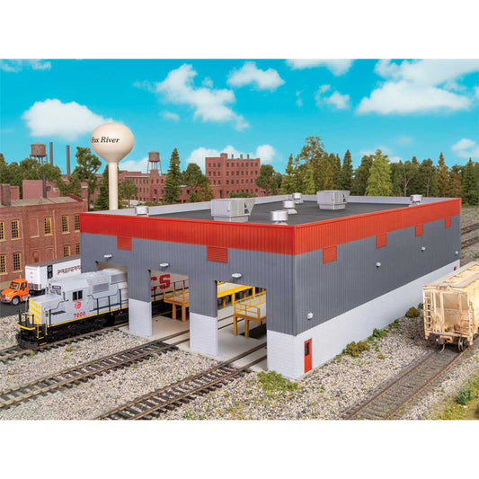 Walthers Cornerstone 933-3908 HO Modern Diesel Shop Kit