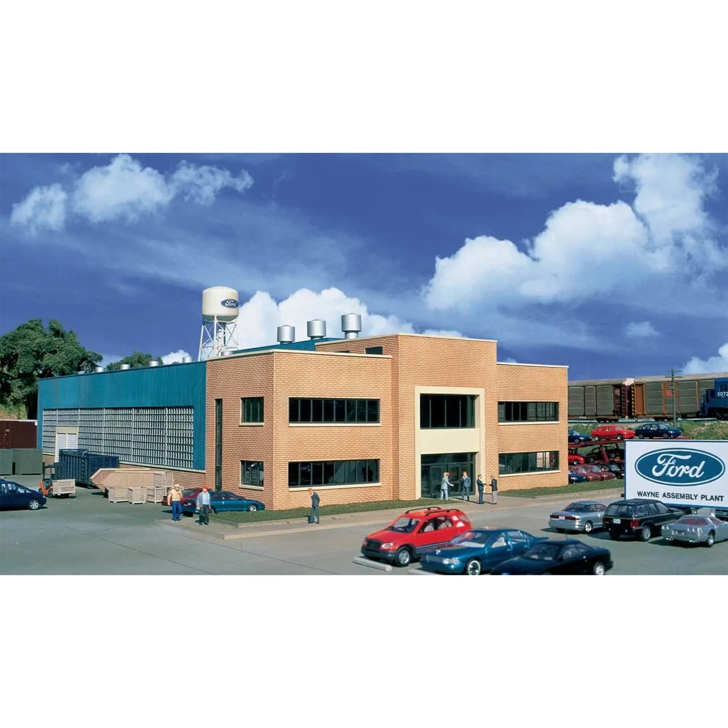 Walthers Cornerstone 933-4142 HO Ford(R) Automotive Assembly Plant Kit
