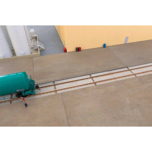 Walthers Cornerstone 933-4163 HO Concrete Track Pads Kit, 9pc