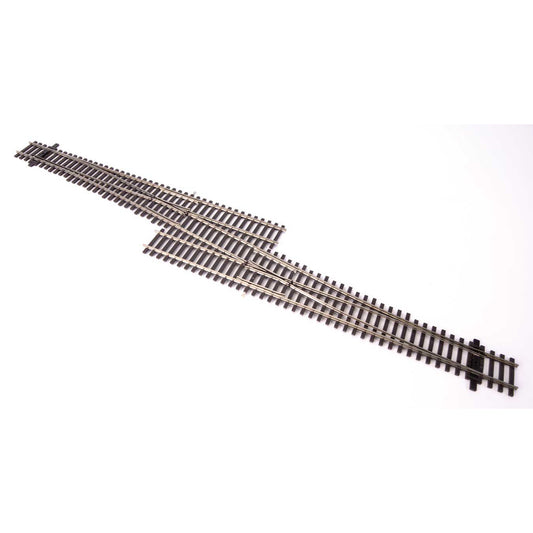 WalthersTrack 948-83076 HO DCC-Friendly #6 Single Right Hand Crossover, Code 83 Nickel Silver