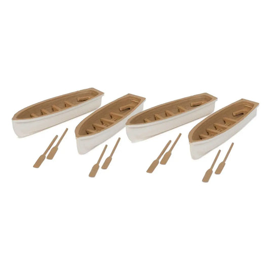 Walthers SceneMaster 949-4163 HO Row Boats, 4pk