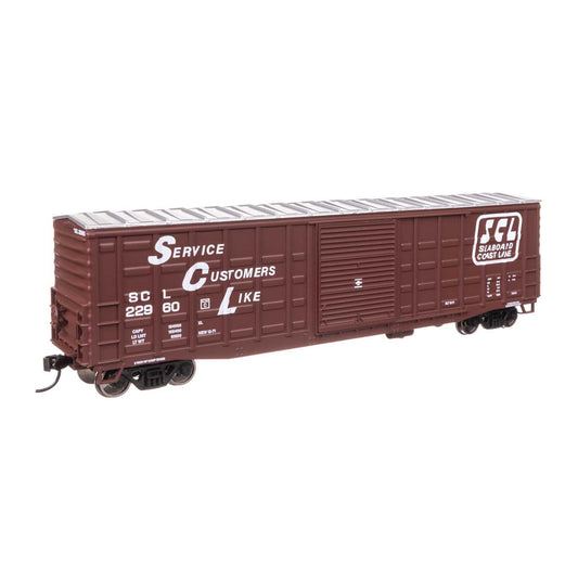 WalthersMainline 910-46719 HO 50' Waffle Side Boxcar, Seaboard Coast Line #22960 (Youngstown Door)