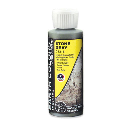 Woodland Scenics C1218 Liquid Pigment, Stone Gray 4oz