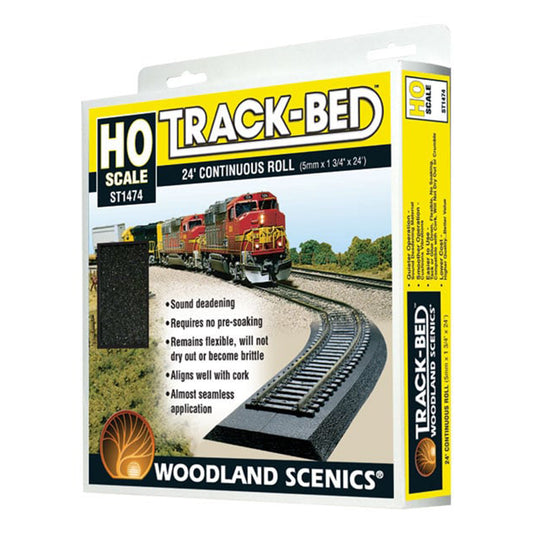 Woodland Scenics Subterrain System ST1474 Track-Bed™ Roll, HO Scale 24ft