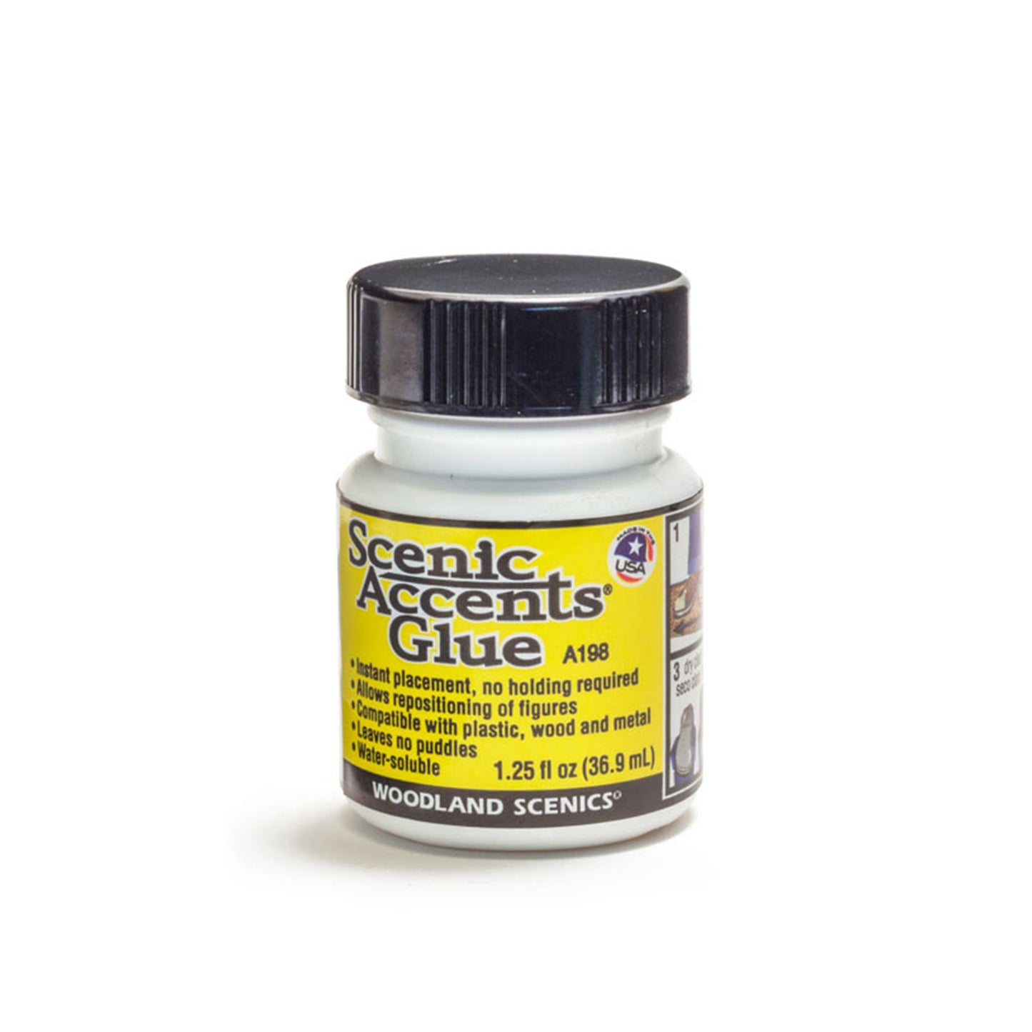 Woodland Scenics A198 Scenic Accents Glue, 1oz