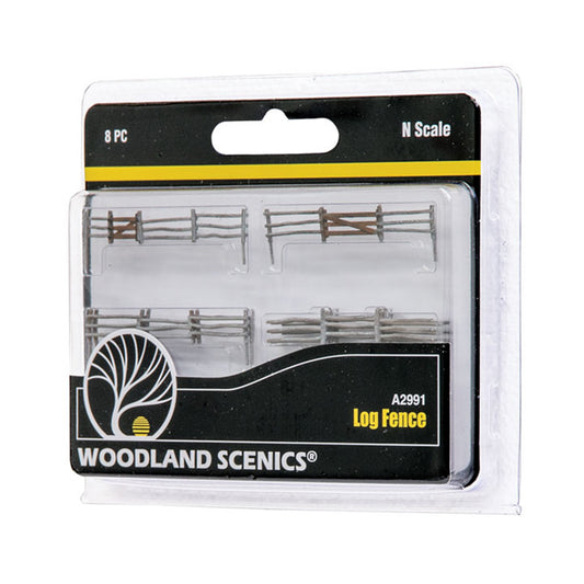Woodland Scenics A2991 N Log Fence