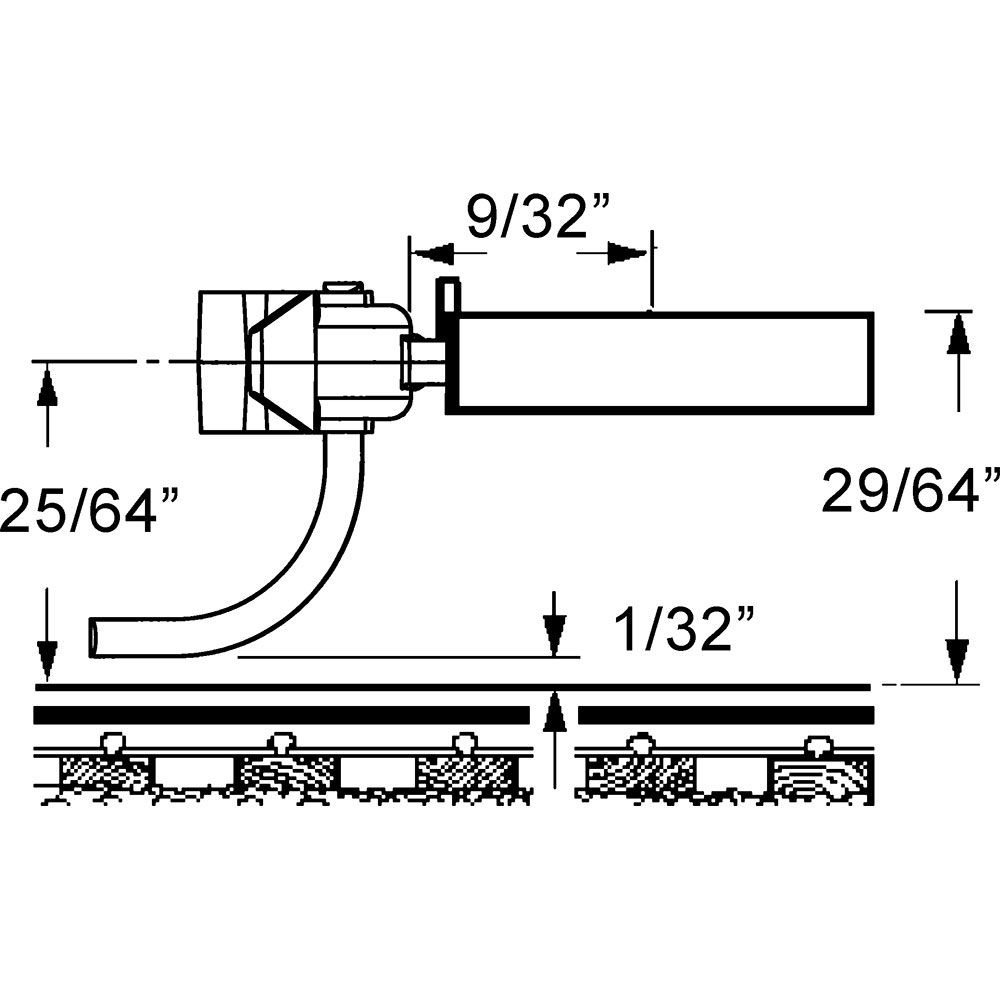 Kadee 3 HO Assembled #148 Whisker® Metal Couplers, Medium (9/32") Centerset Shank, 2 Pair