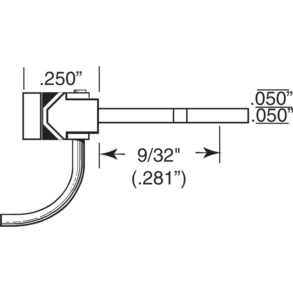 Kadee 5 HO #5 Whisker® Metal Couplers with Gearboxes, Medium (9/32") Centerset Shank, 2 Pair
