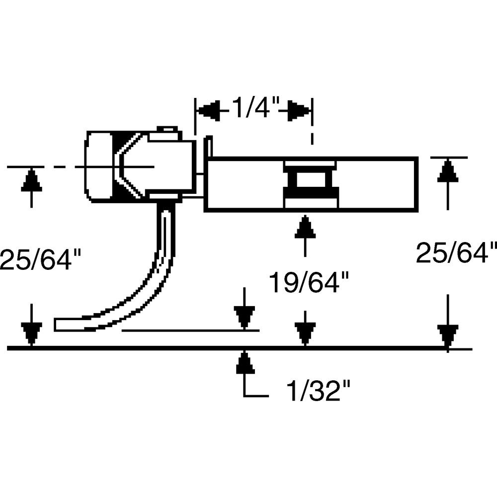 Kadee #24 HO 20-Series Plastic Couplers with Gearboxes - Short (1/4") Underset Shank, 2 Pair