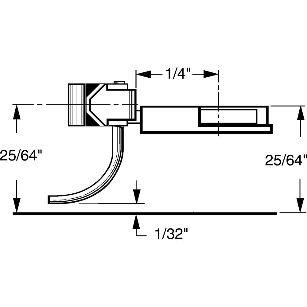 Kadee #24 HO 20-Series Plastic Couplers with Gearboxes - Short (1/4") Underset Shank, 2 Pair