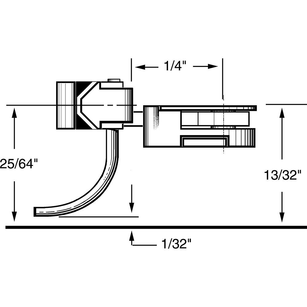 Kadee #34 HO 30-Series Plastic Couplers with Gearboxes - Short (1/4") Underset Shank, 2 Pair