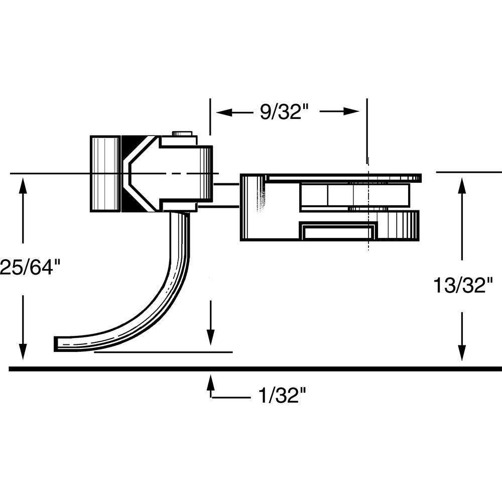 Kadee #37 HO 30-Series Plastic Couplers with Gearboxes - Medium (9/32") Underset Shank 2 Pair