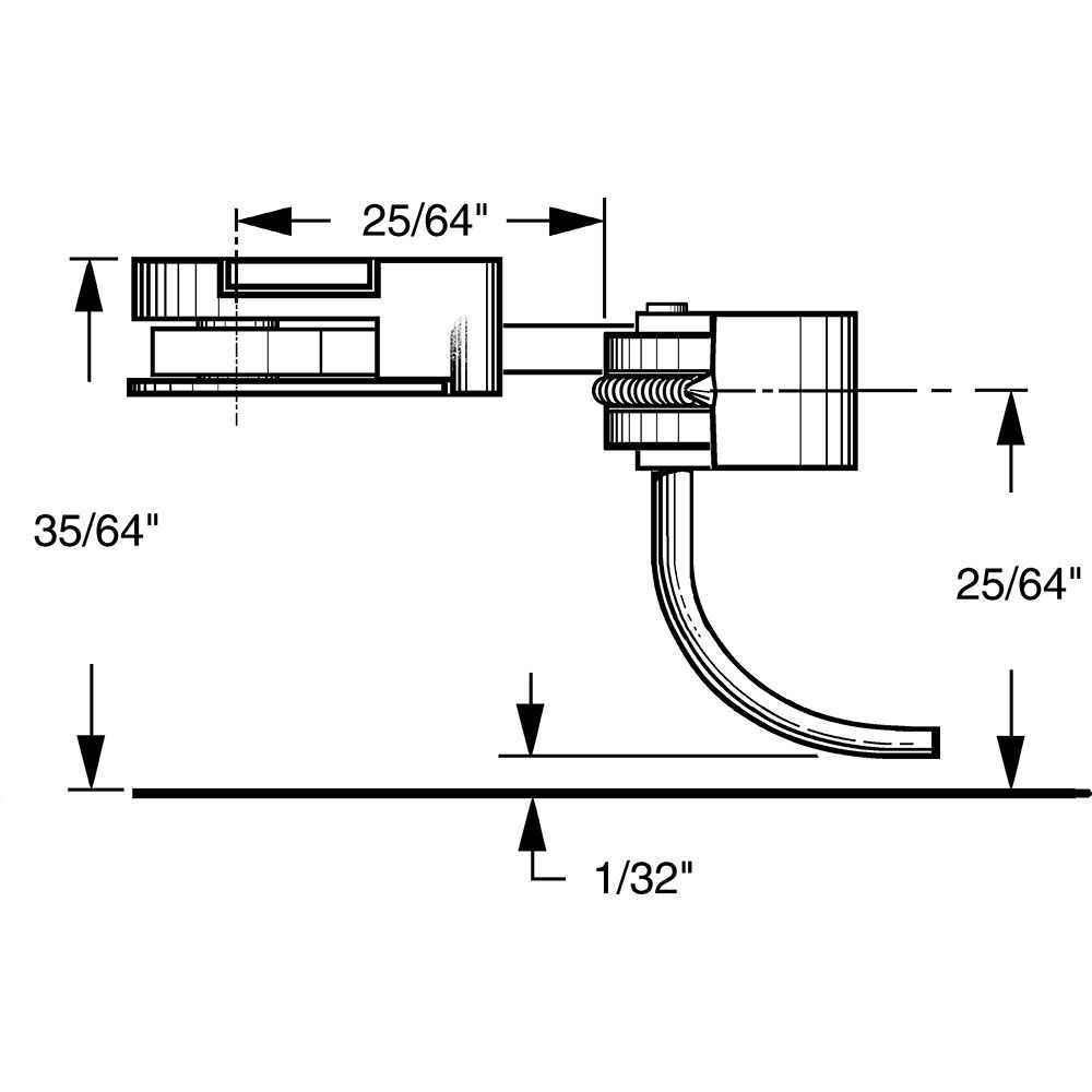 Kadee #39 HO 30-Series Plastic Couplers with Gearboxes - Long (25/64") Overset Shank 2 Pair