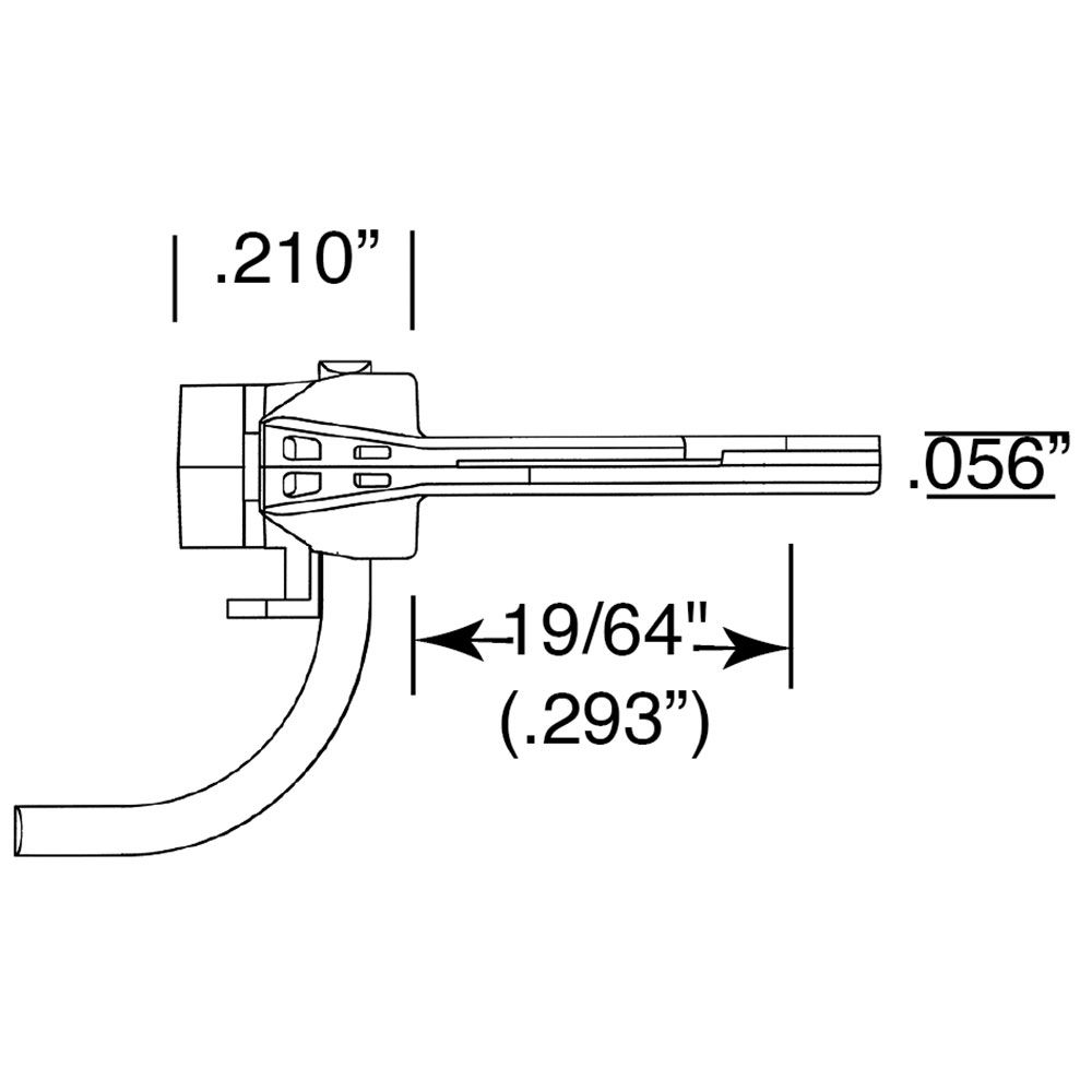 Kadee #120 HO SBE Bottom Shelf Whisker® Metal Couplers with Gearboxes - Medium (9/32") Centerset Shank, 2 Pair