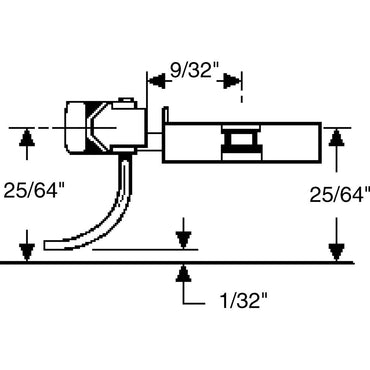 Kadee #147 HO 140-Series Whisker® Metal Couplers with Gearboxes - Medium (9/32") Underset Shank, 2 Pair