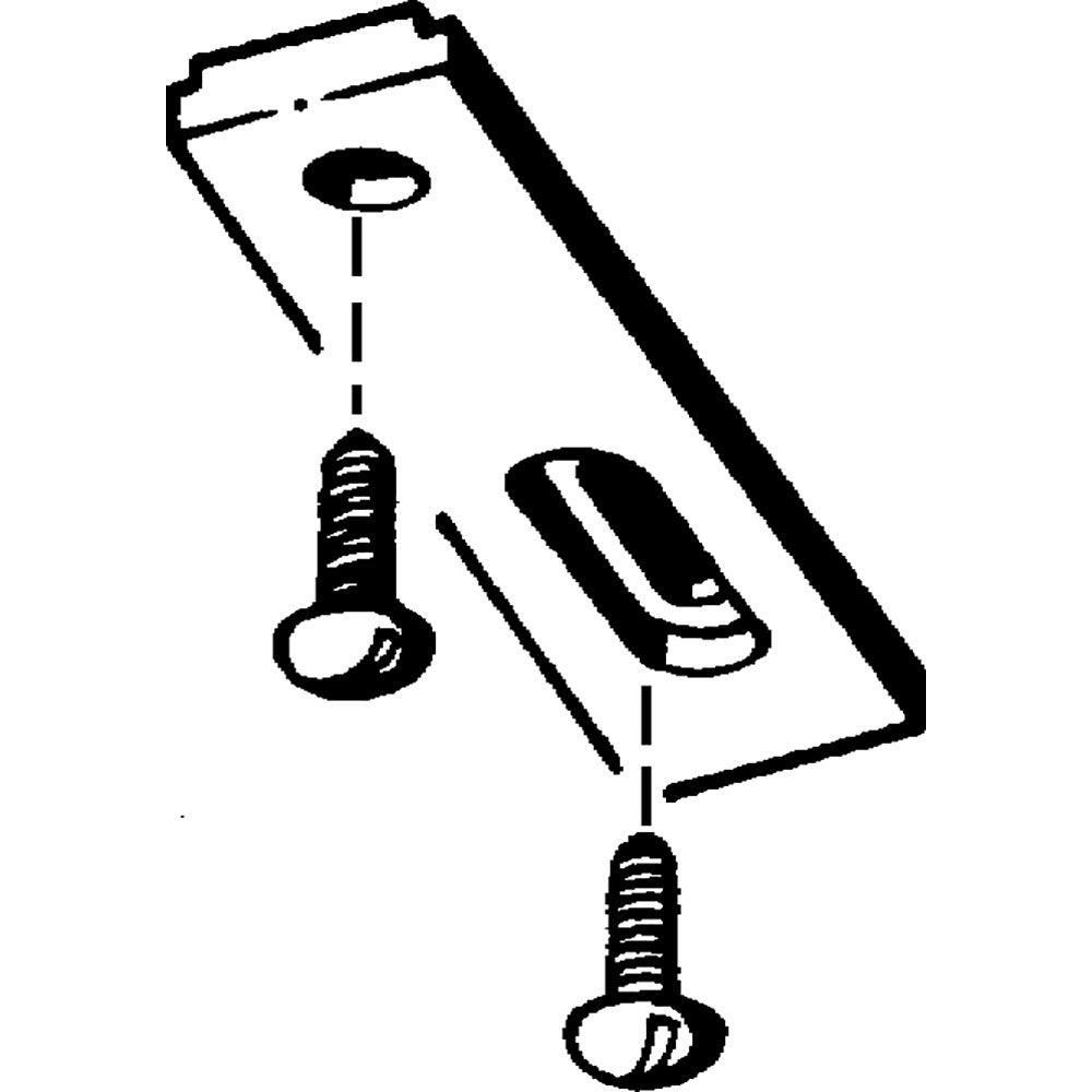 Kadee #508 HO AHM Rivarossi 4 wheel Coupler Conversion Bolsters, 1 Pair Kit