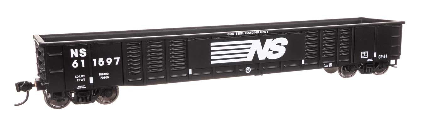 WalthersMainline 910-6083 HO 53' Corrugated-Side Gondola, Norfolk Southern #611597