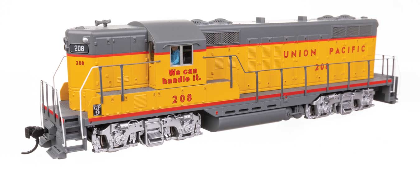 WalthersMainline 910-10505 HO EMD GP9 Phase II High Hood, Union Pacific #208 (DC Silent)