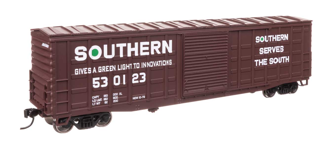 WalthersMainline 910-46722 HO 50' Waffle Side Boxcar, Southern #530123 (Youngstown Door)