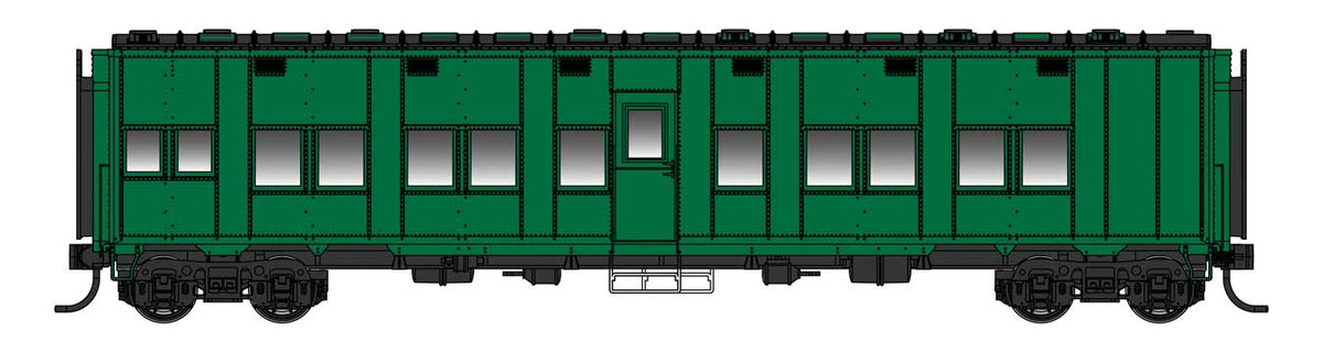 [PREORDER] WalthersProto 920-17800 Pullman-Standard Troop Sleeper Car (Lighted), Painted Unlettered