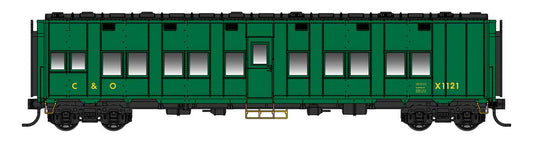 [PREORDER] WalthersProto 920-17804 Pullman-Standard Troop Sleeper Car (Lighted), Chesapeake & Ohio #X1121