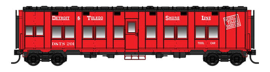 [PREORDER] WalthersProto 920-17806 Pullman-Standard Troop Sleeper Car (Lighted), Detroit & Toledo Shore Line #201
