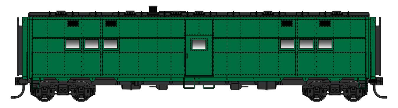 [PREORDER] WalthersProto 920-17900 ACF-Built Troop Kitchen Car (Lighted), Painted Unlettered