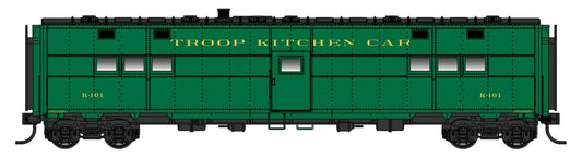 [PREORDER] WalthersProto 920-17901 ACF-Built Troop Kitchen Car (Lighted), Troop Kitchen #K101